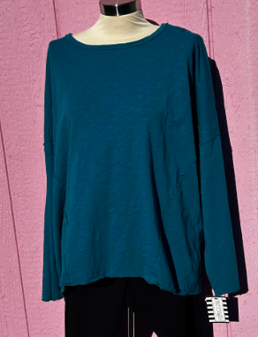 Teal Long Sleeve Top
