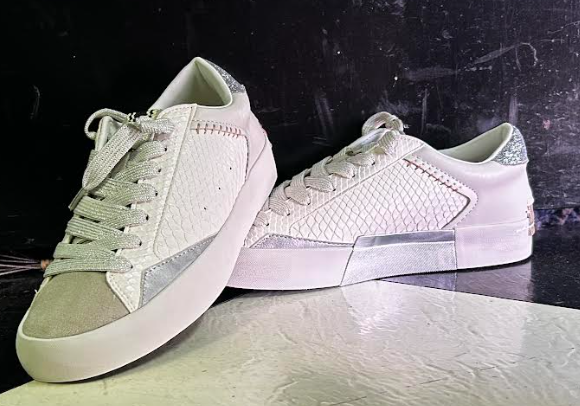 Ruby Snake Skin Sneaker