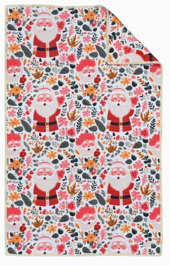 Papa Noel: Double-Sided Hand Towel