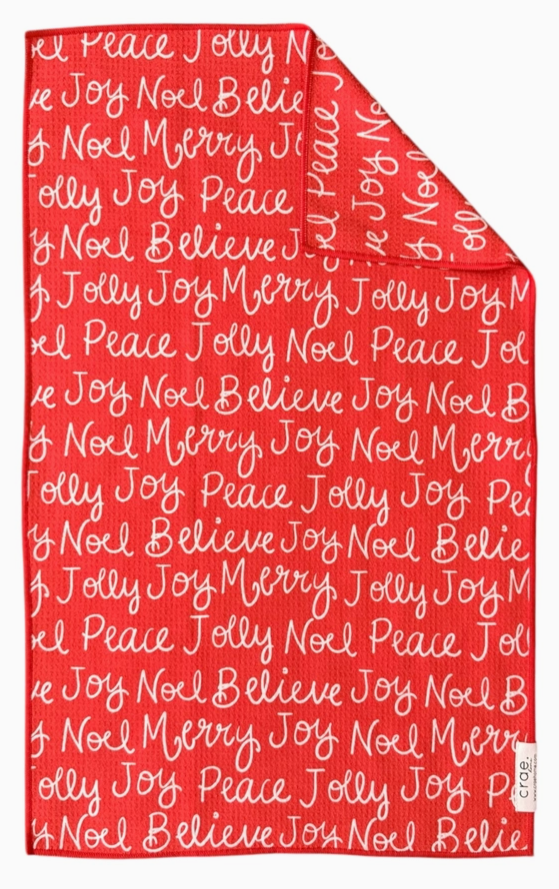 Seasons Greetings: Double-Sided Hand Towel