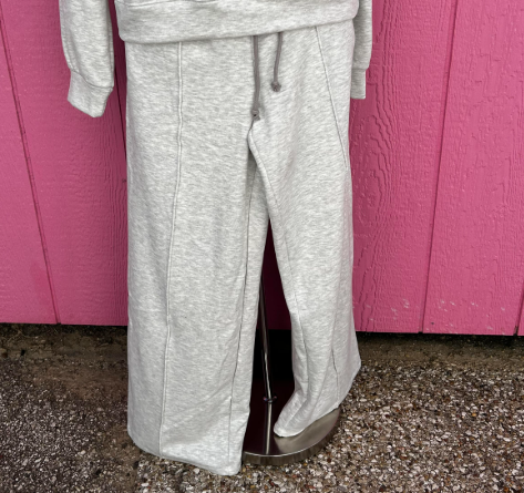 Grey Super Soft Plush Sweatpants