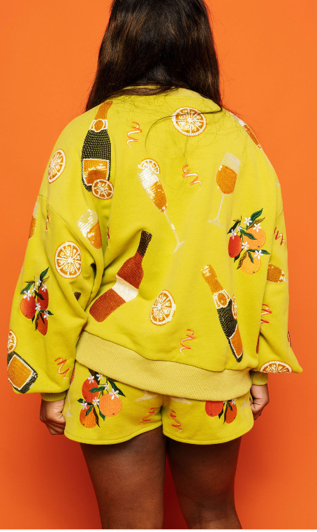 Green Mimosa Sweatshirt