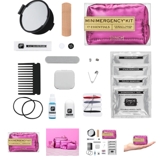 Fuchsia Puffer Minimergency Kit