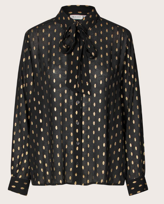 Malnoria Black Blouse