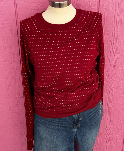 Berry Frannie Reversible LS Tee