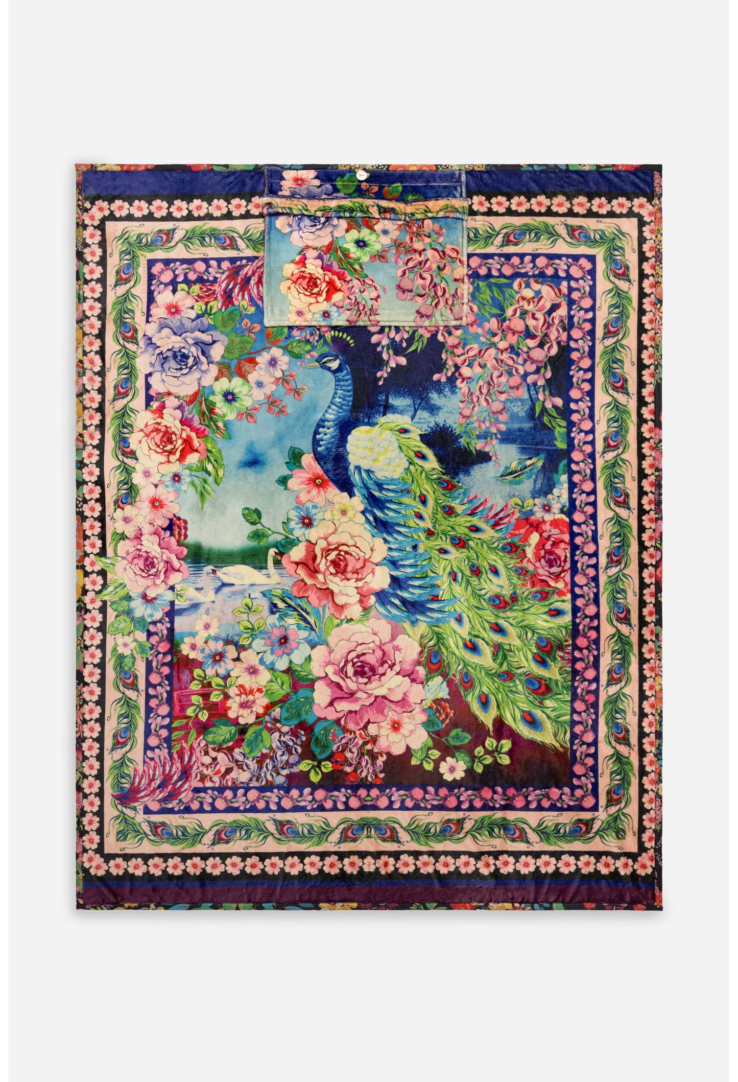 Peacock Travel Blanket