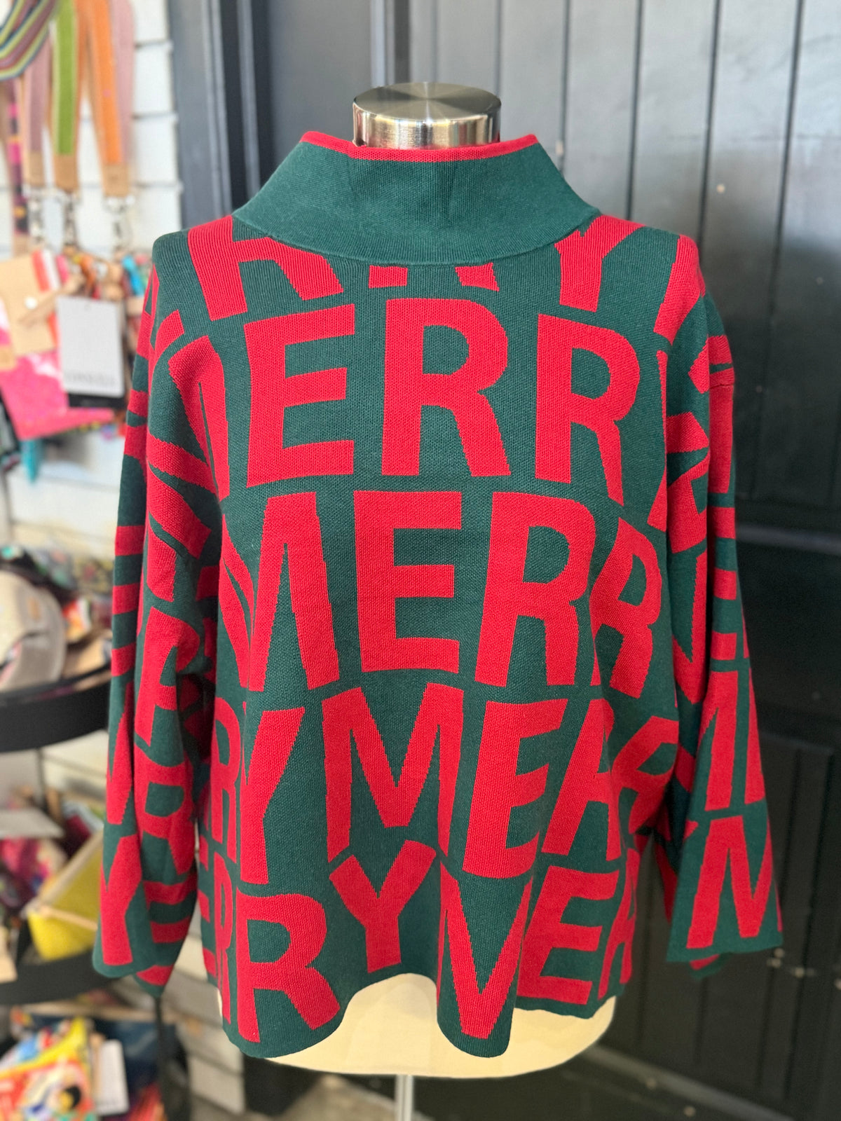 Hunter Green Merriest Sweater
