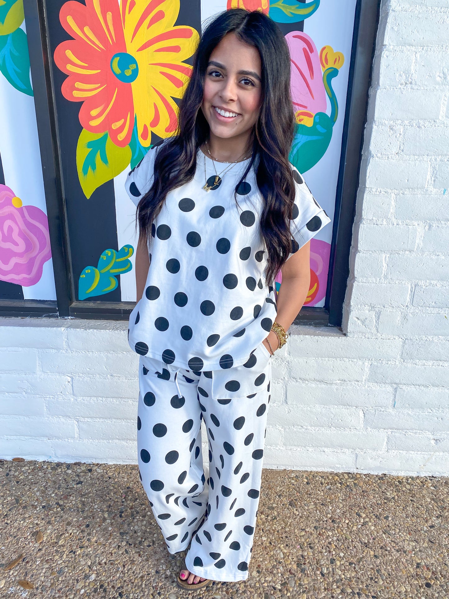 Polka Dot Lounge Set