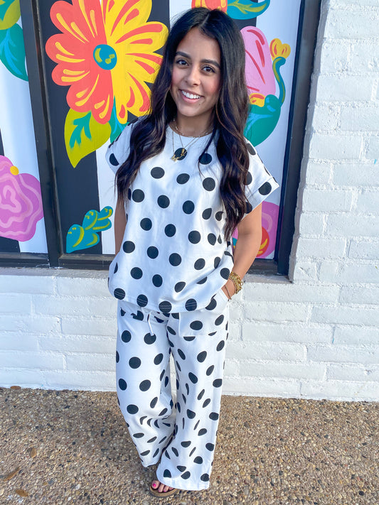 Polka Dot Lounge Set