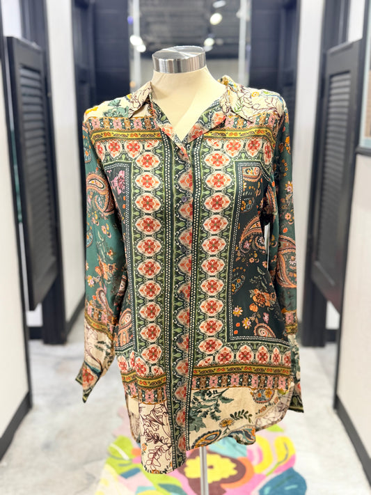 Solana Bingley Mandarin Collar Tunic