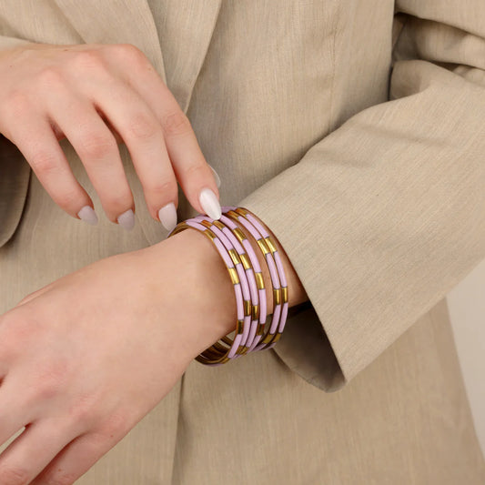 Lilac Veda Bangles