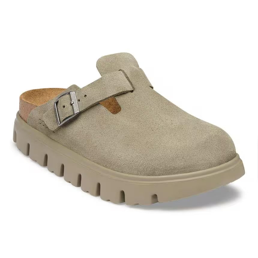 Boston Taupe Suede Chunky