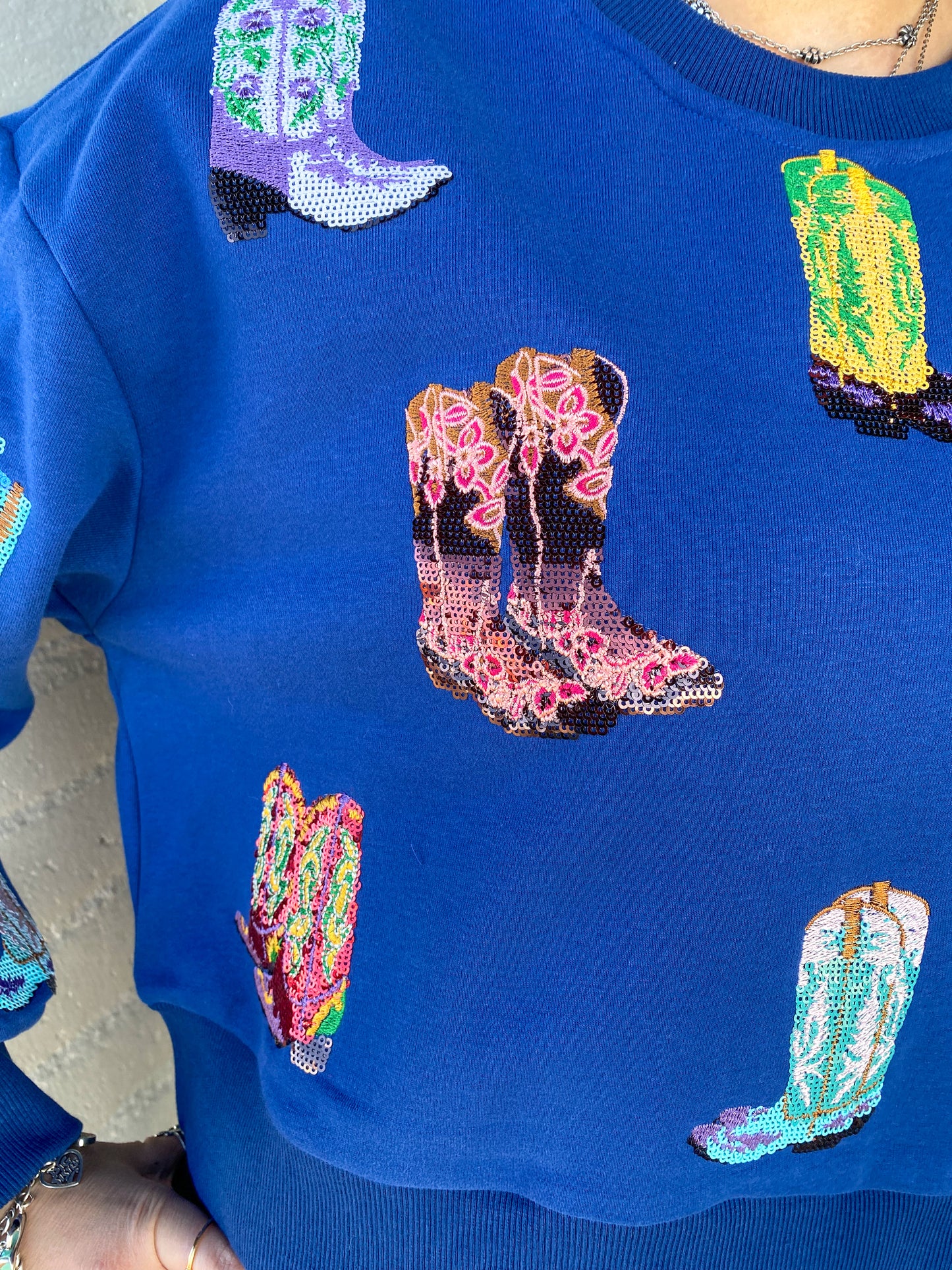 Cowboy Boot Sweatshirt