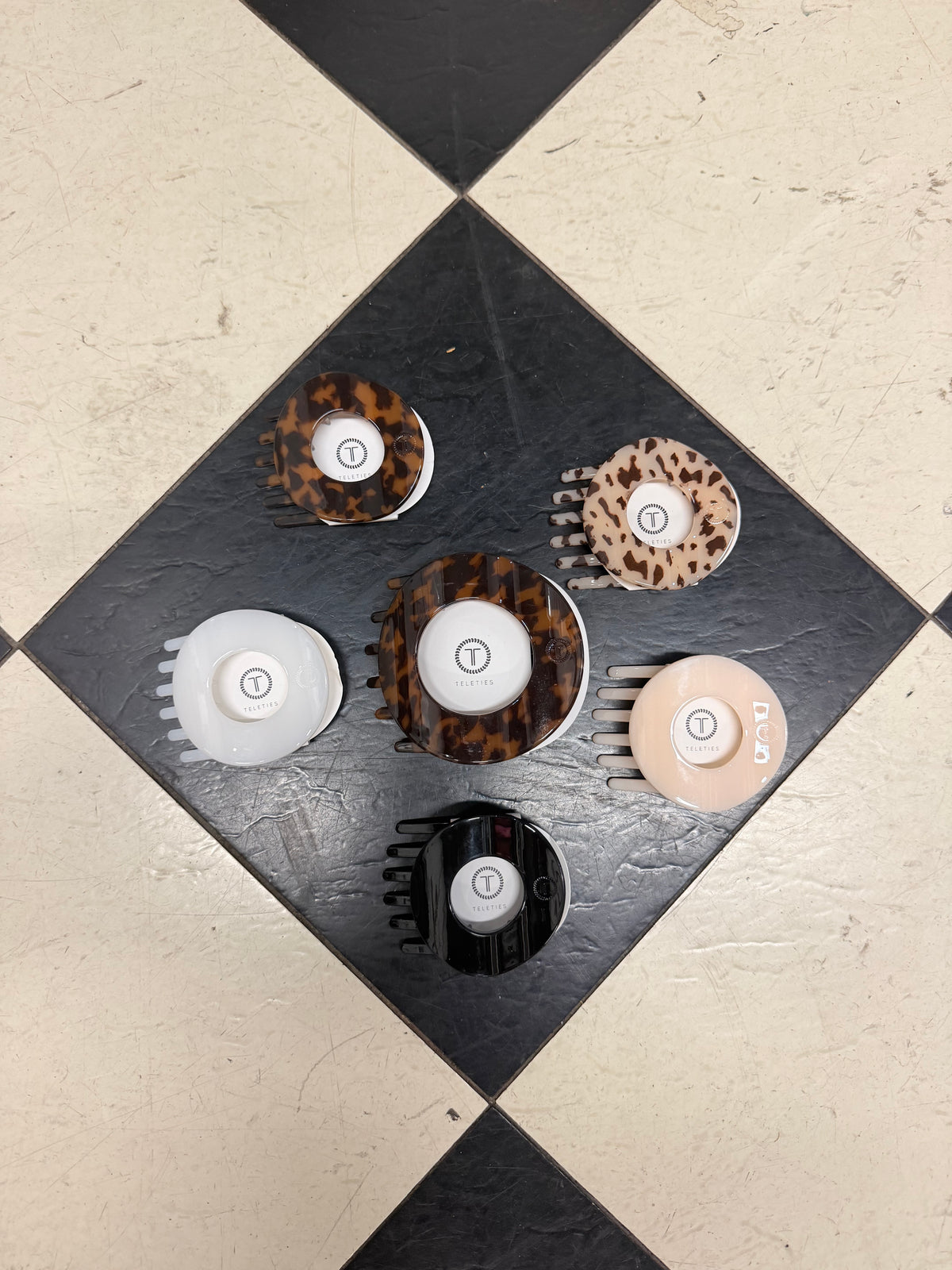 Flat Circle Hair Clip