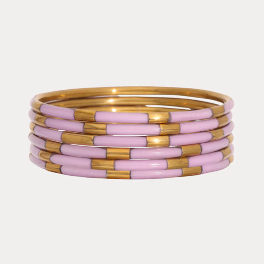 Lilac Veda Bangles