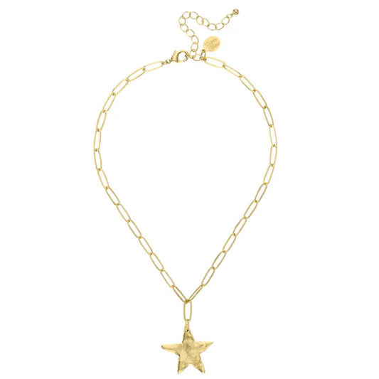 Star Paperclip Necklace