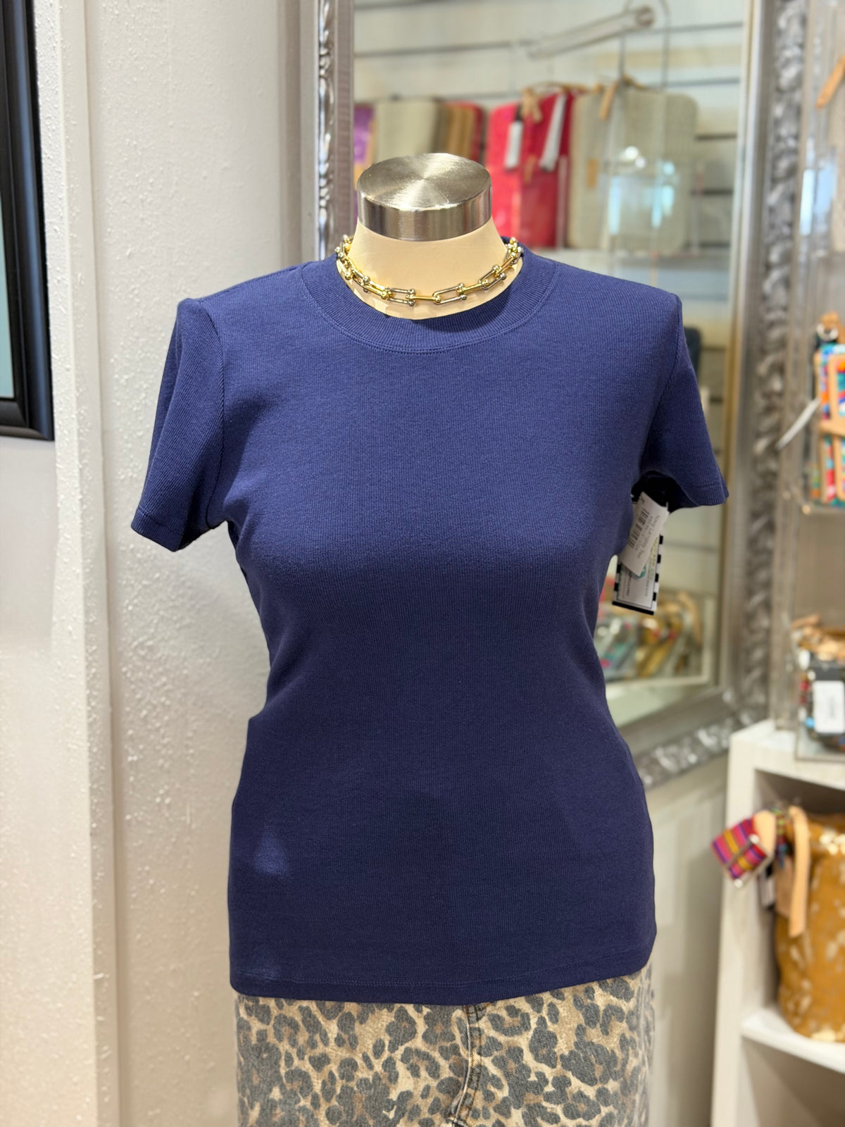 Navy Langley Tee