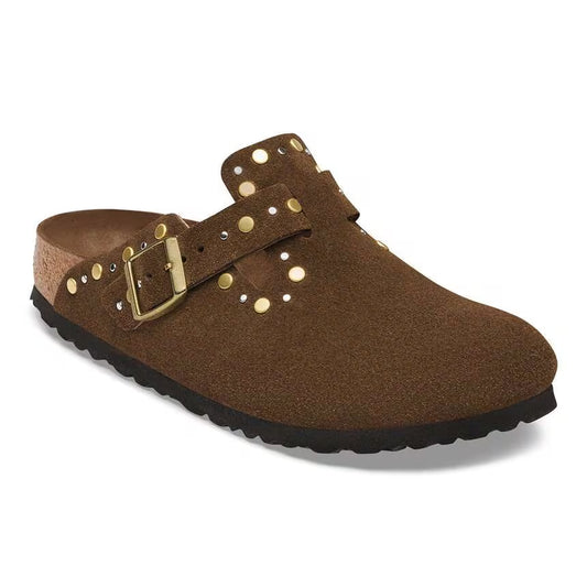 Boston Carafe Tonal Suede Rivet Border