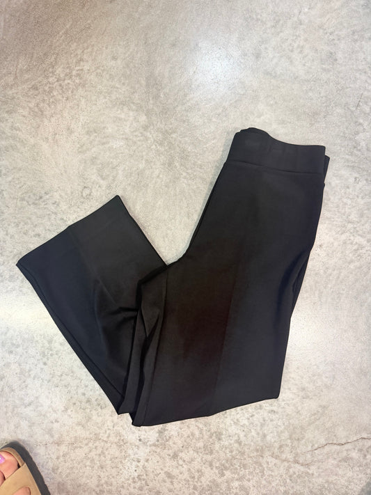 Black Wide Leg Crop Pant