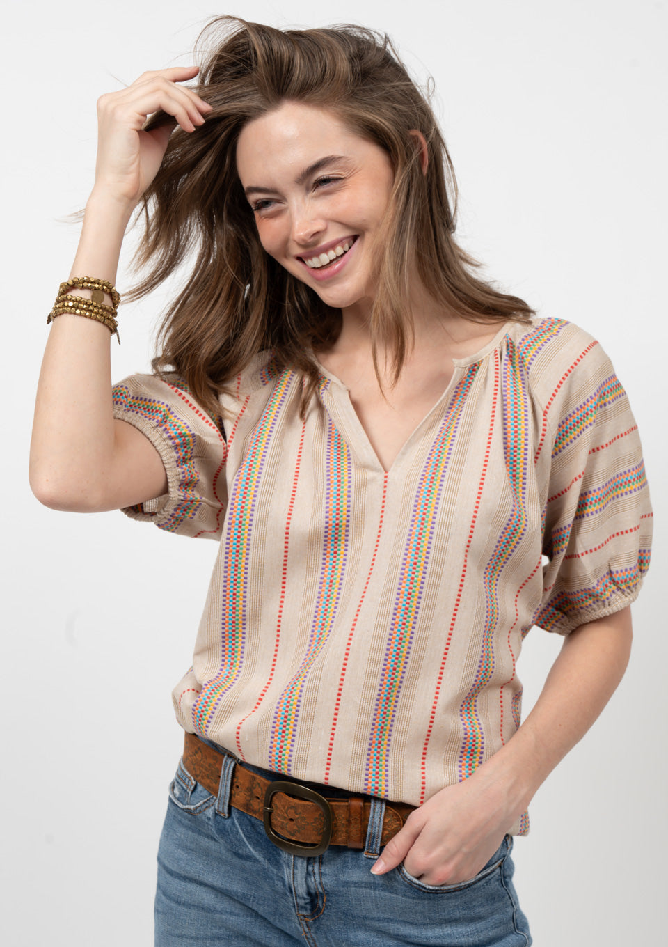Primary Striped Top