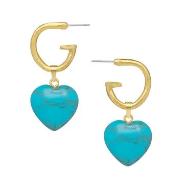 Gigi Heart Earrings