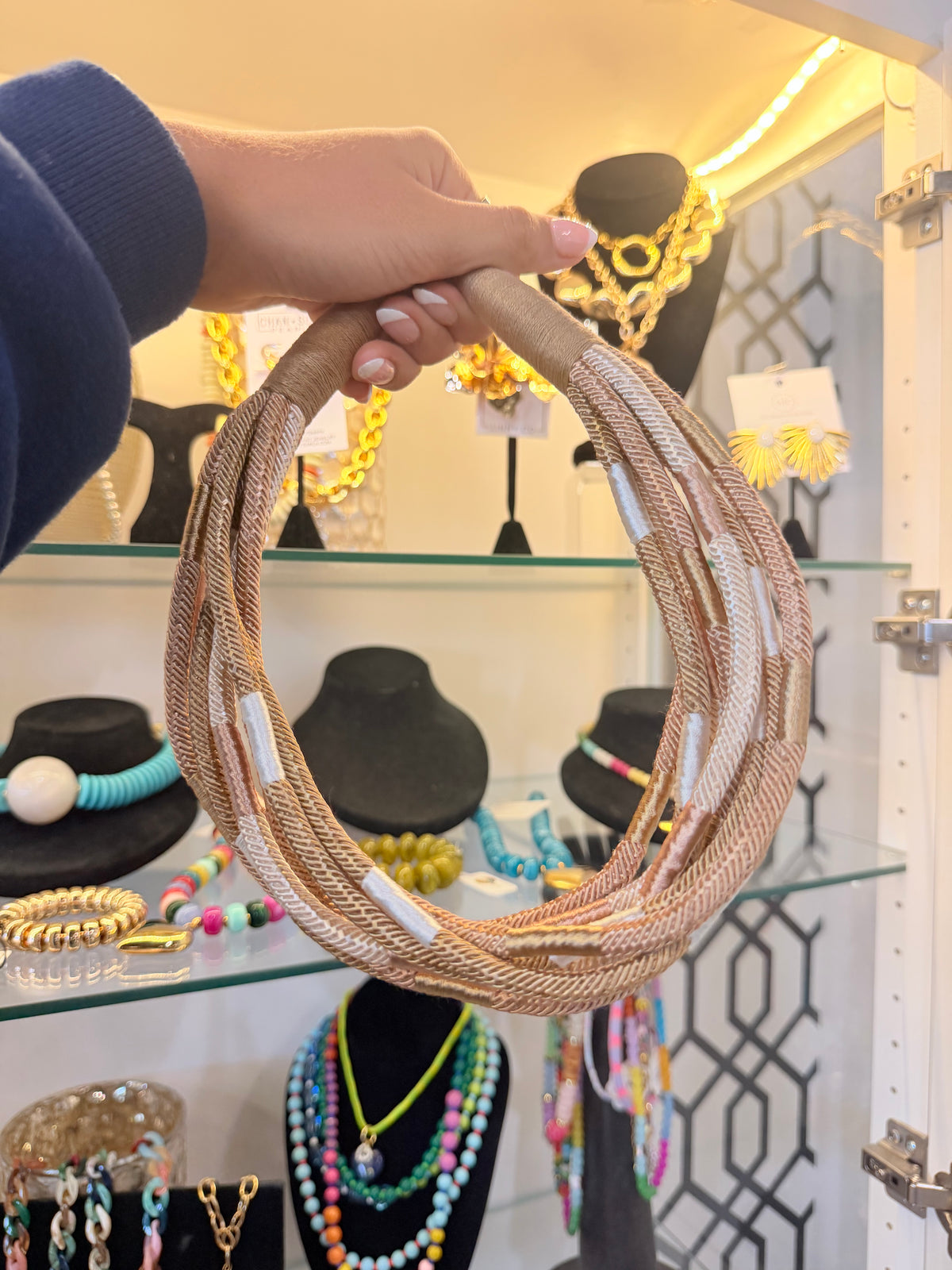 Slub 8 Strand Necklace