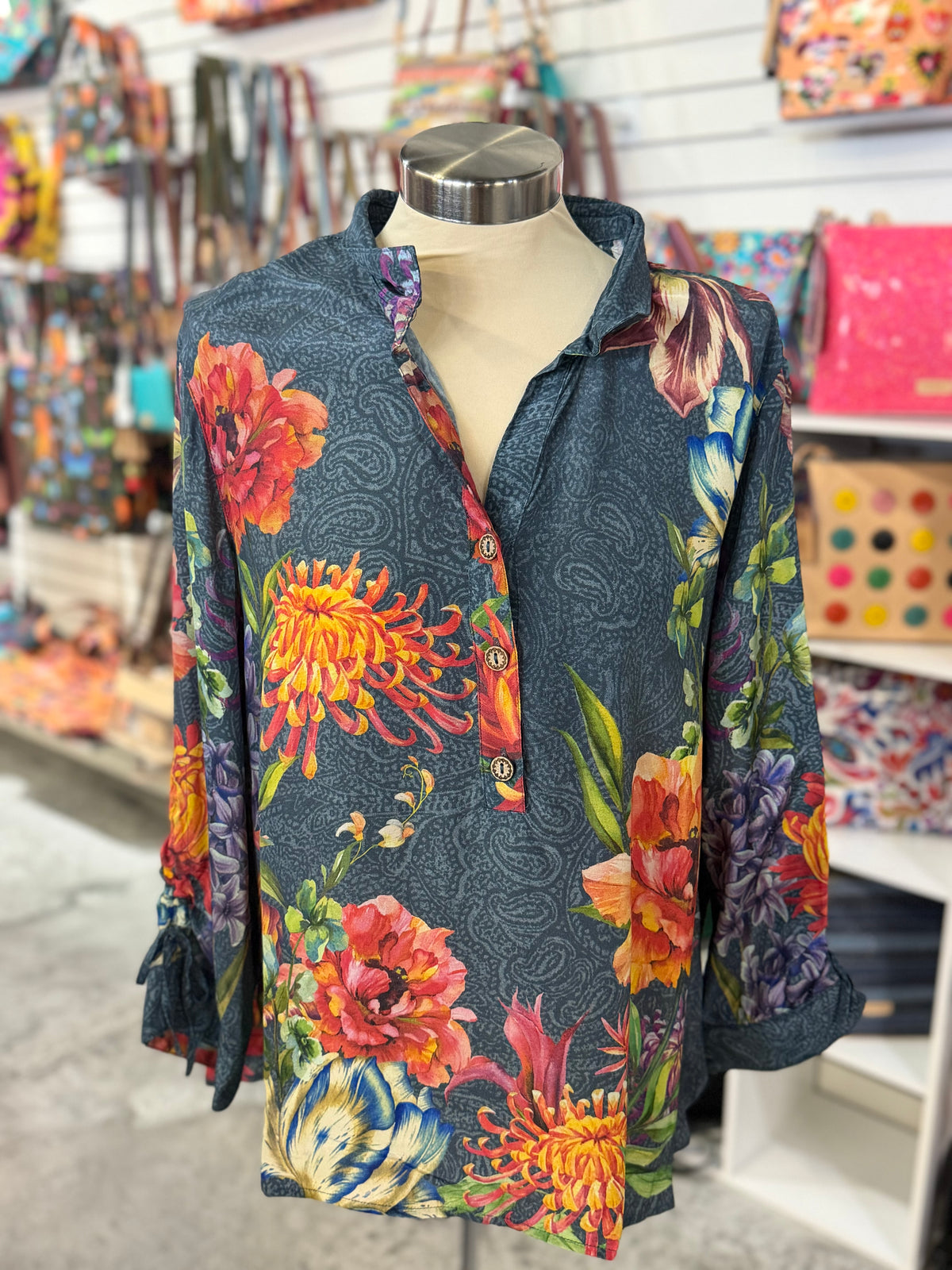 Floral Mix Color Top