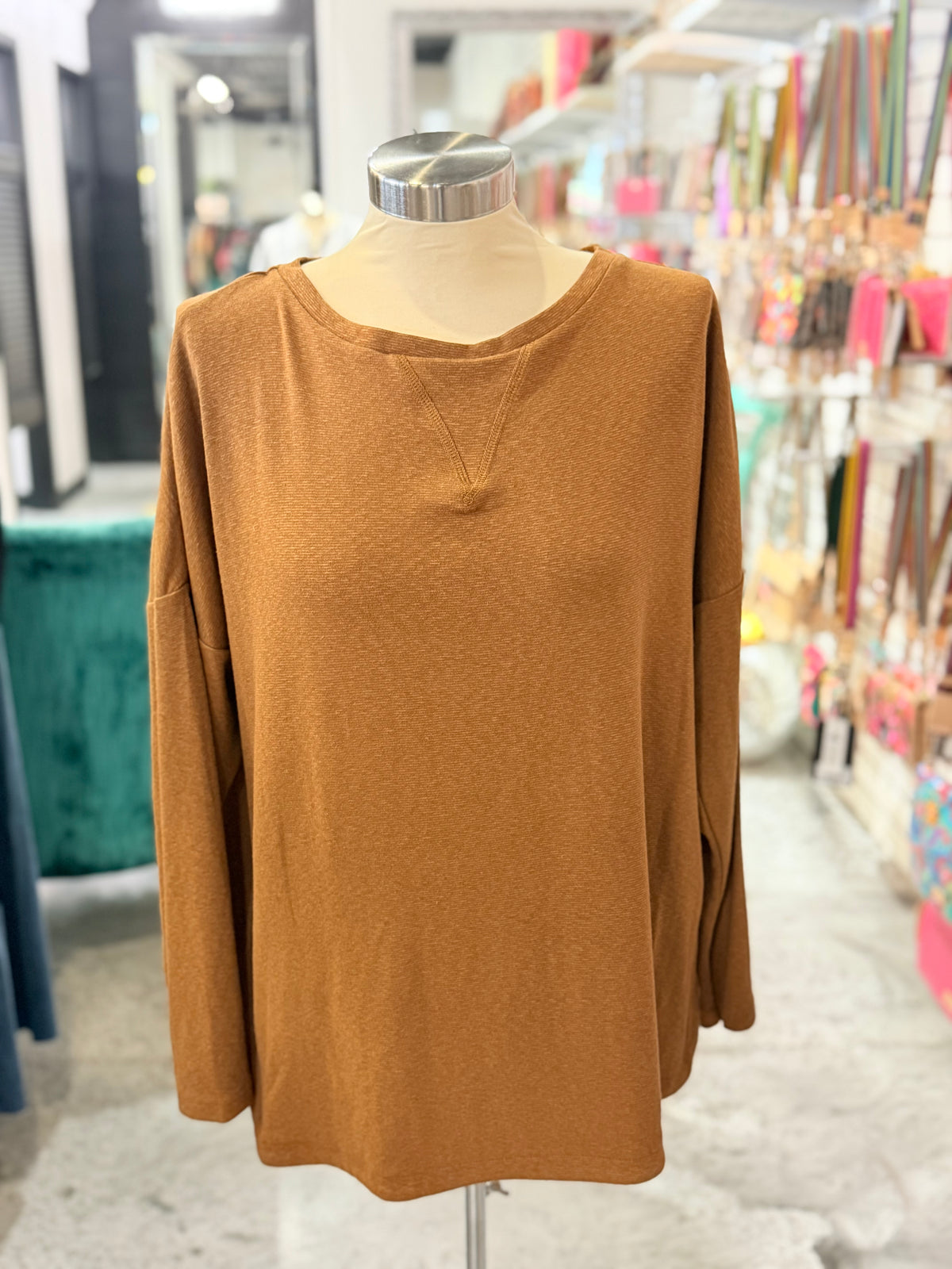 Long Sleeve Knit Top