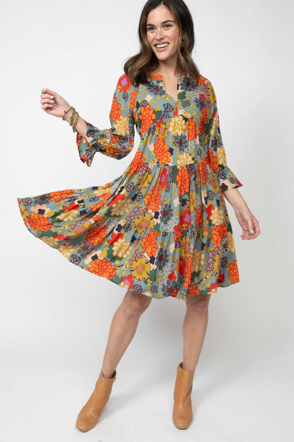 Fall Florals Dress