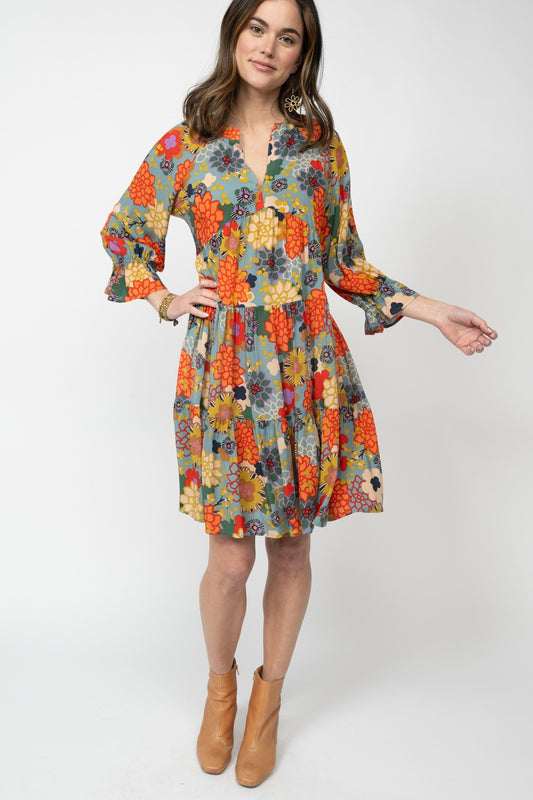 Fall Florals Dress