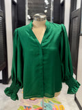 Emerald VNeck Blouse