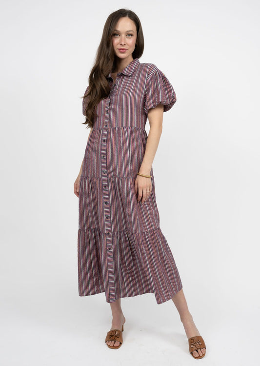 Layers of Stripes Dress