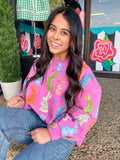 Purple Easter Bunny Sweatshirt