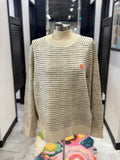Ivory Striped Daydreamer Sweatshirt