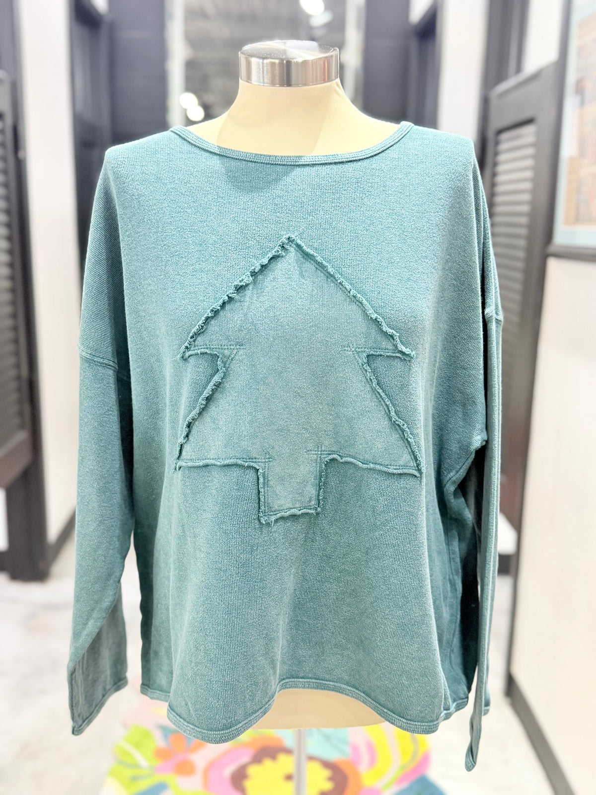 Forest Green Tree Sweatshirt