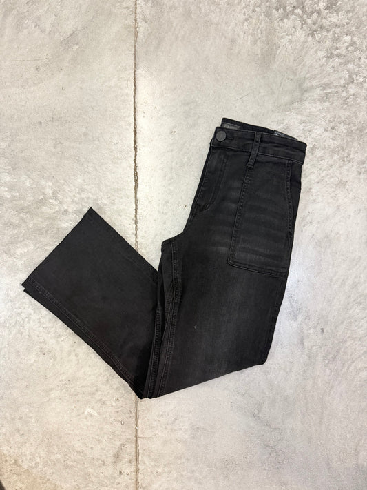 Faded Black Kelsey Hi Rise Ankle Pants