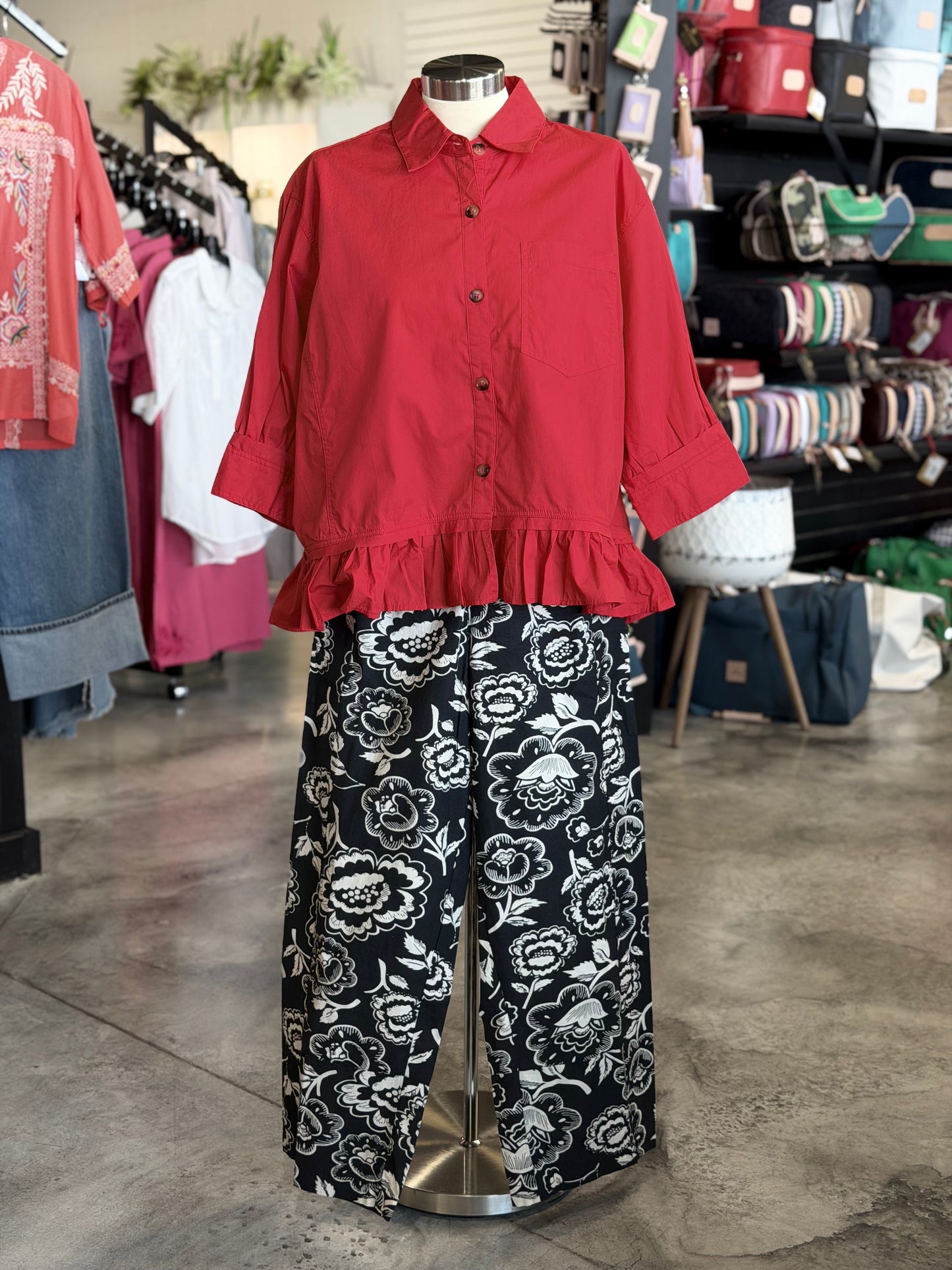 Black Floria Pants