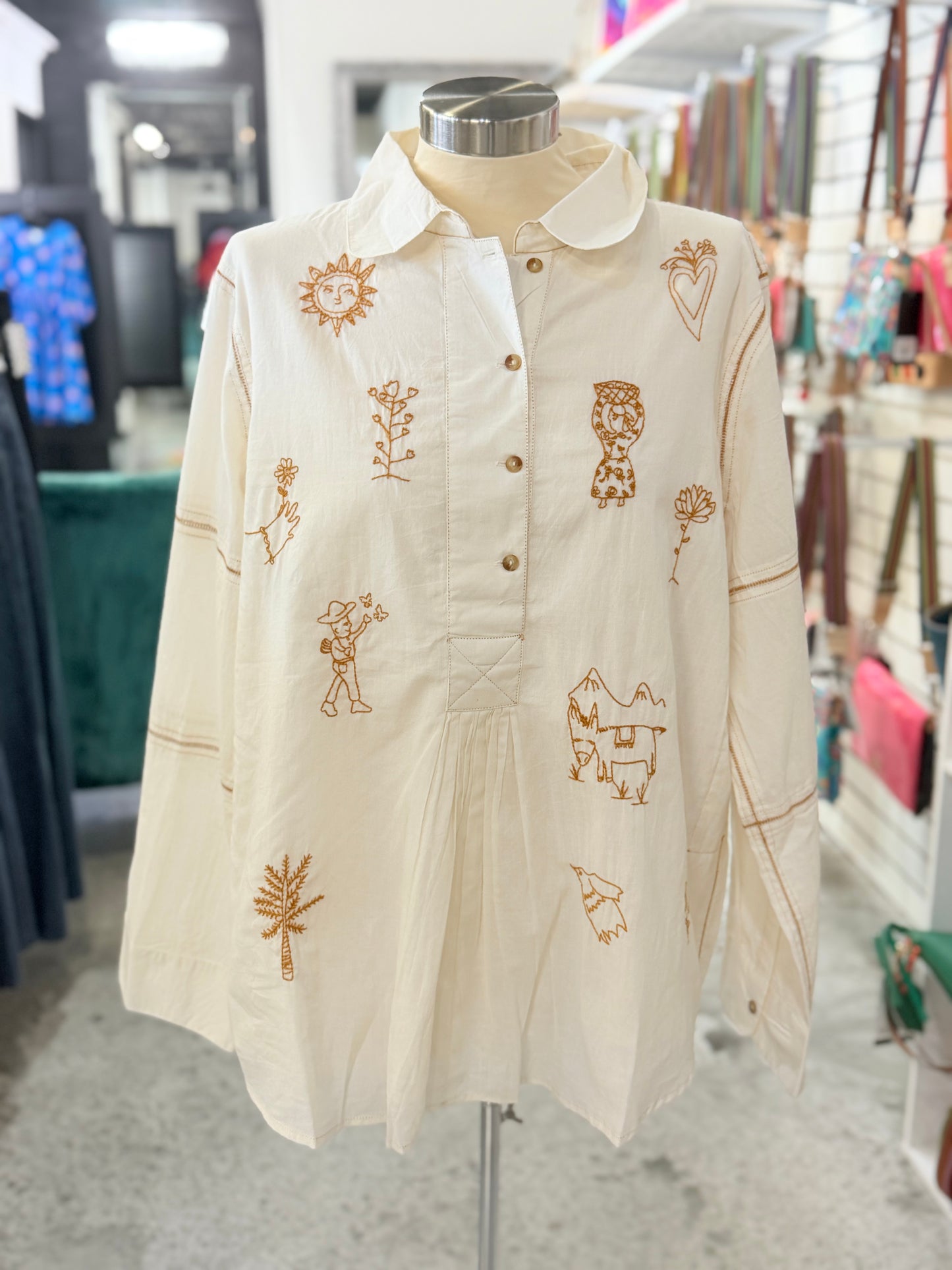 Ivory Milagro LS Top