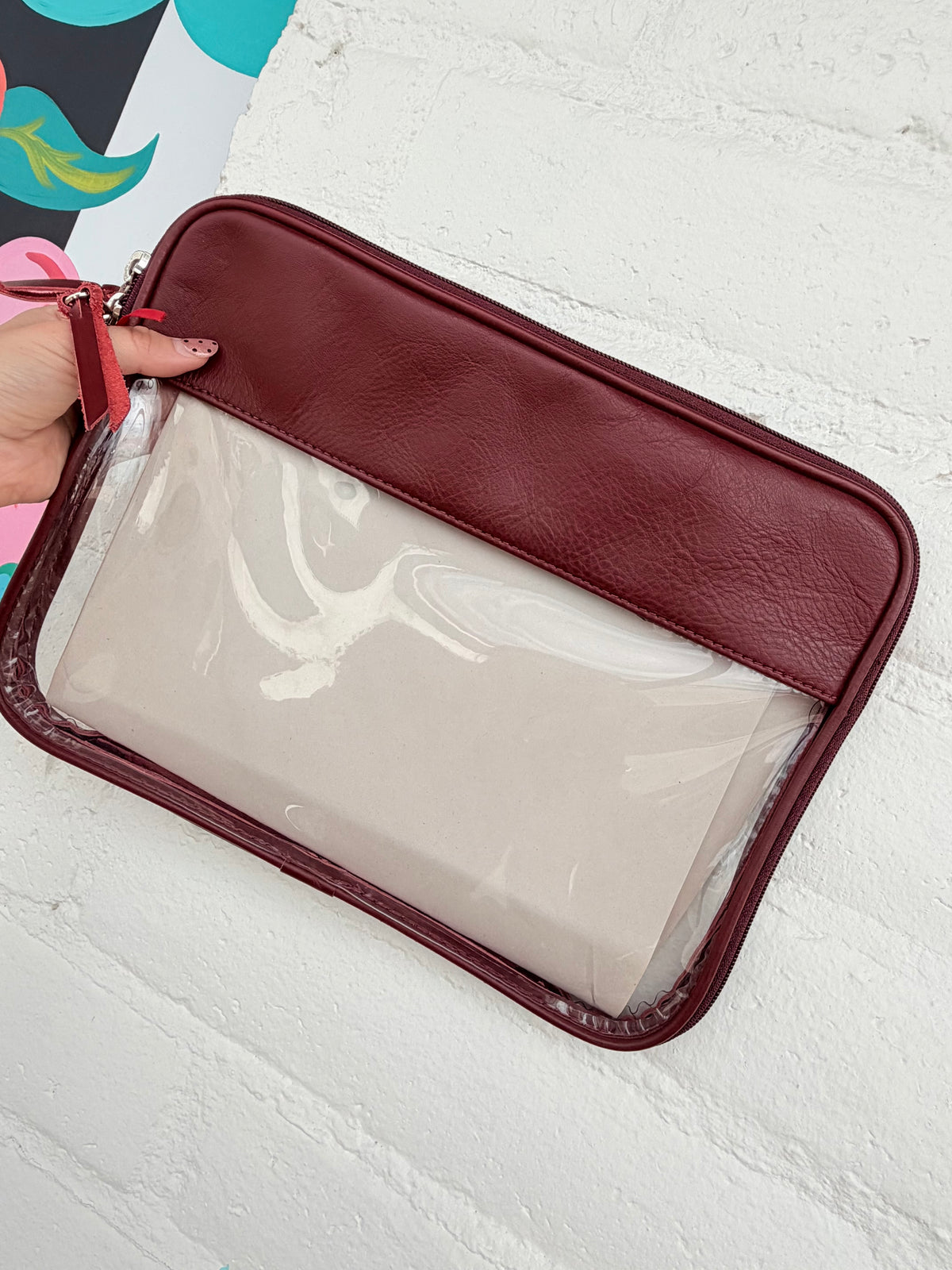 Clear Folio, Leather