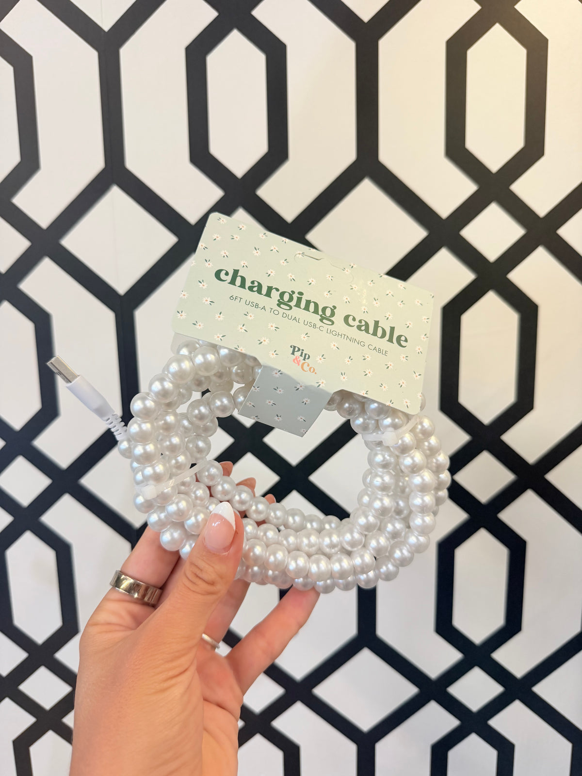 6ft. Beaded Phone Charger Cord