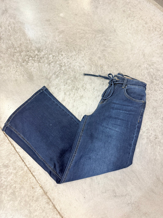 Lynsey Dark Denim Knit Jeans