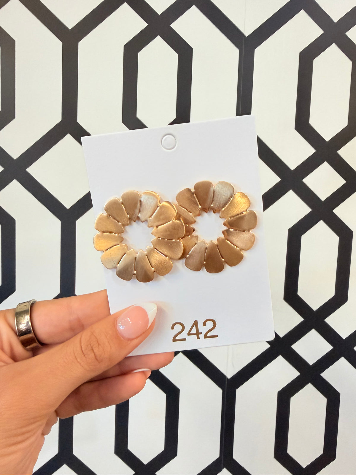 Golden Sonoma Stud Earrings