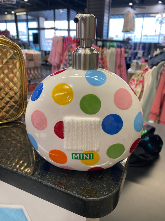 Multi Bright Dot Circle Soap Pump