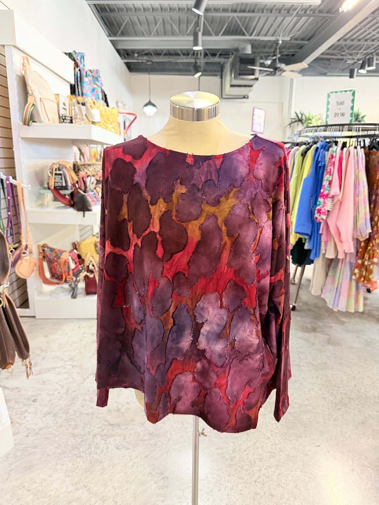 Wine Multi Design Top