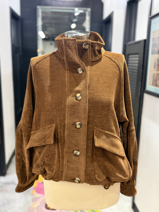 Chocolate Corduroy Jacket