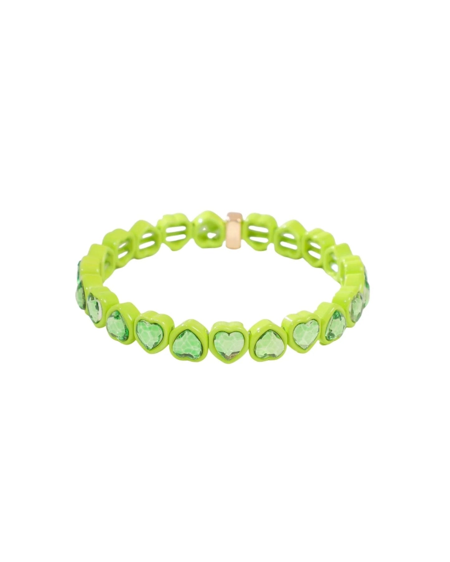 Lime Candy Gem Bracelet