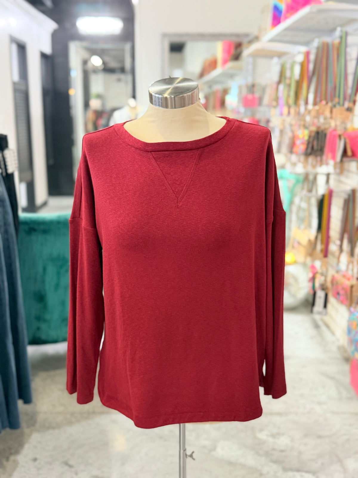 Long Sleeve Knit Top
