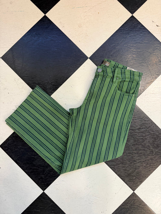 Matcha Green Charlotte Hi Rise Jeans