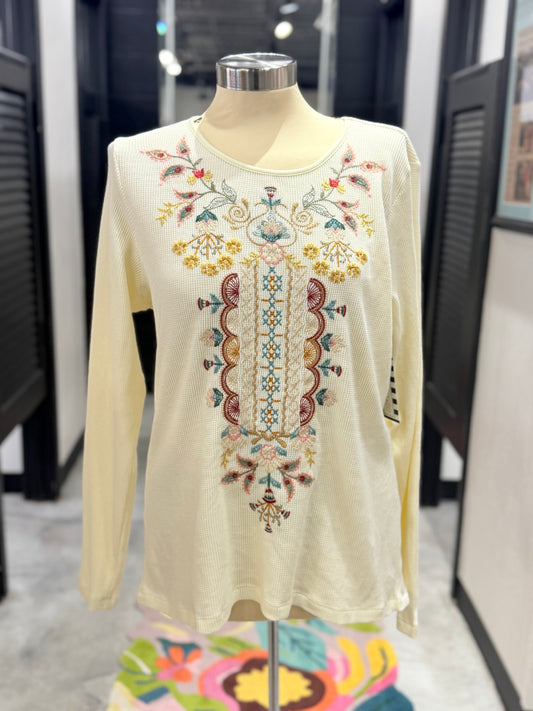Brie Anya Raglan Thermal Top
