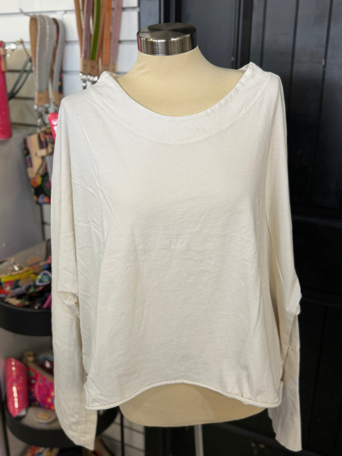 Solid Parchment Top
